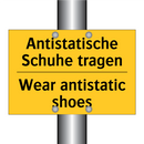 Antistatische Schuhe tragen - Wear antistatic shoes