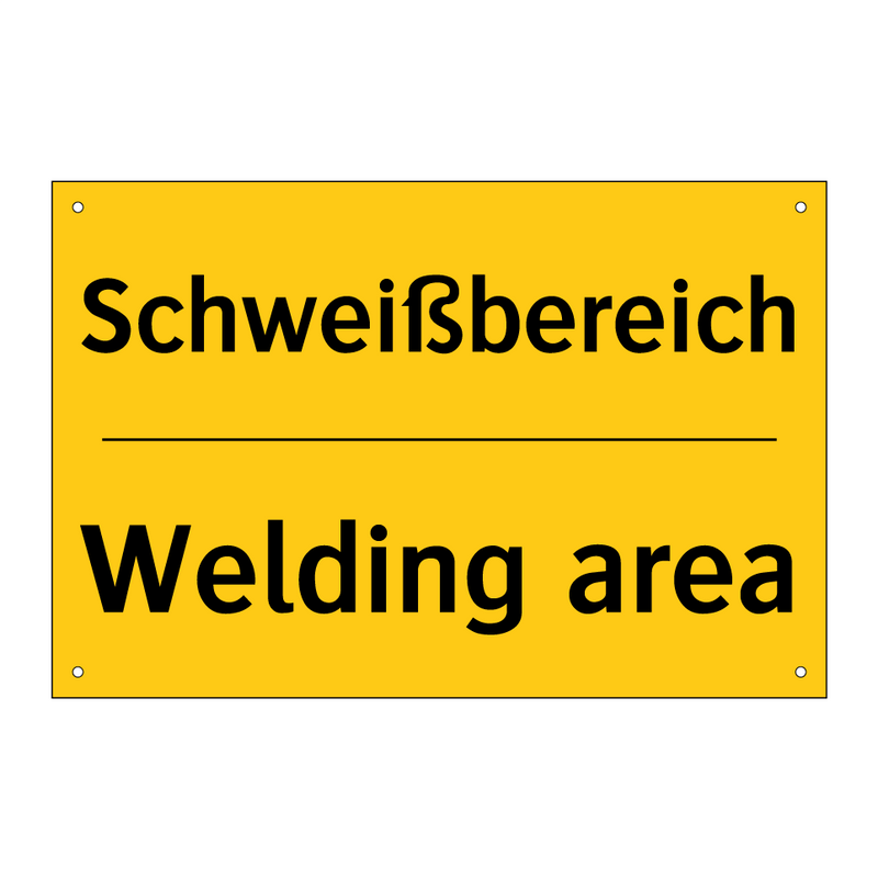 Schweißbereich - Welding area