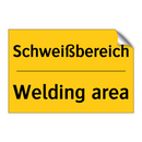 Schweißbereich - Welding area