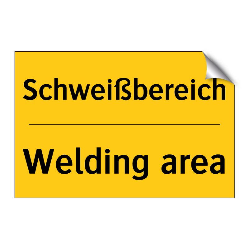 Schweißbereich - Welding area