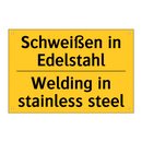 Schweißen in Edelstahl - Welding in stainless steel