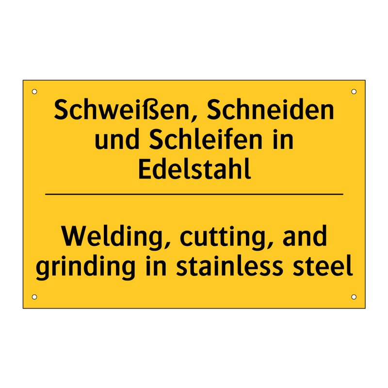 Schweißen, Schneiden und Schleifen /.../ - Welding, cutting, and grinding /.../