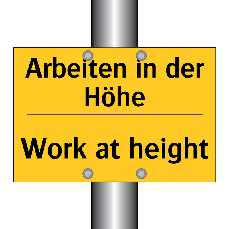 Arbeiten in der Höhe - Work at height
