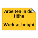 Arbeiten in der Höhe - Work at height