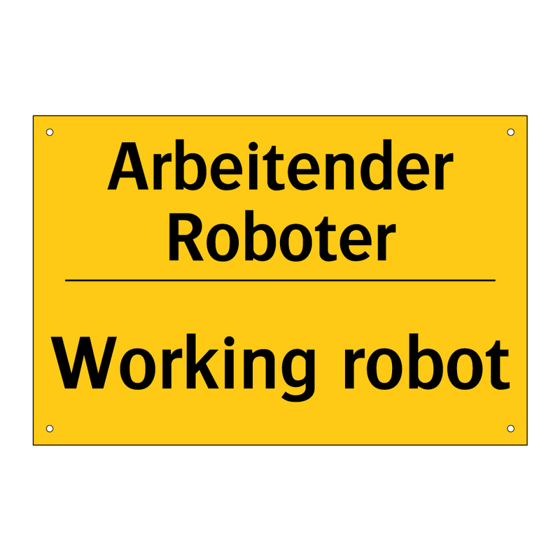 Arbeitender Roboter - Working robot