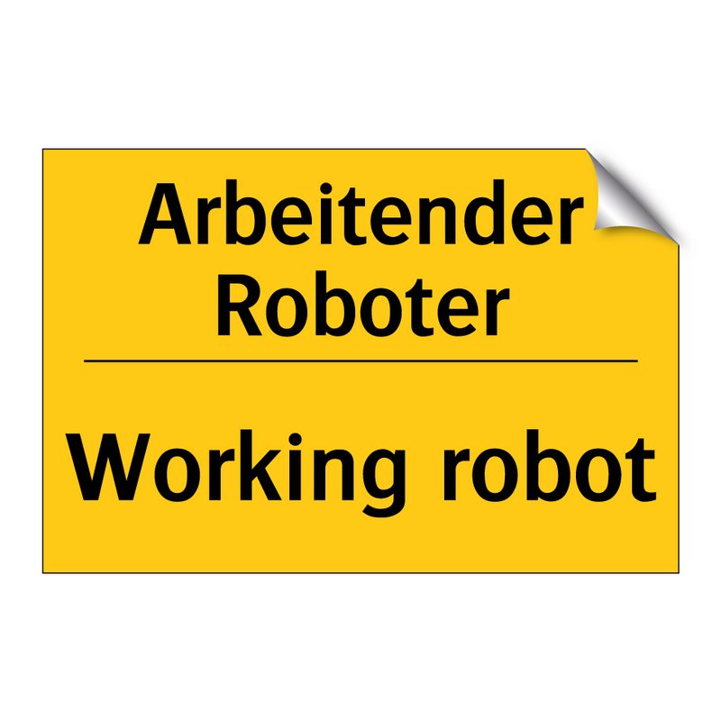 Arbeitender Roboter - Working robot