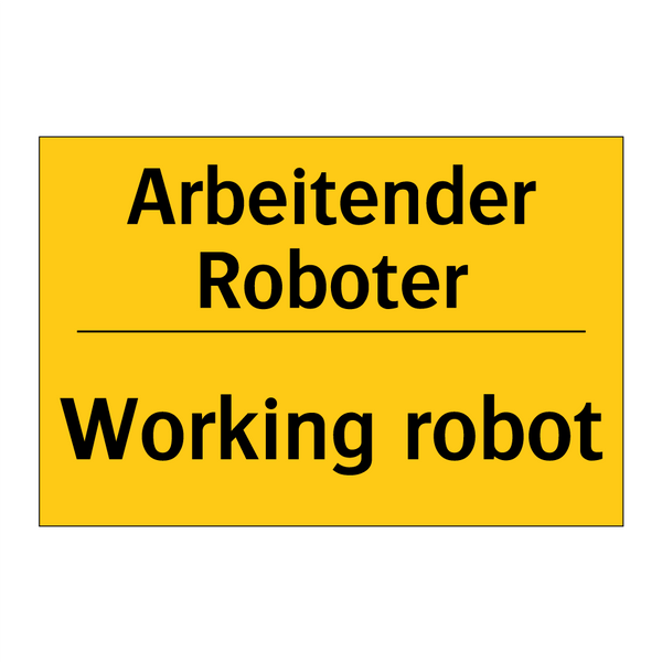 Arbeitender Roboter - Working robot