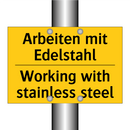 Arbeiten mit Edelstahl - Working with stainless steel