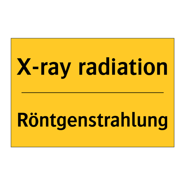 Röntgenstrahlung - X-ray radiation