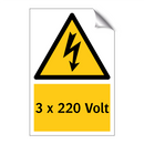 3 x 220 Volt