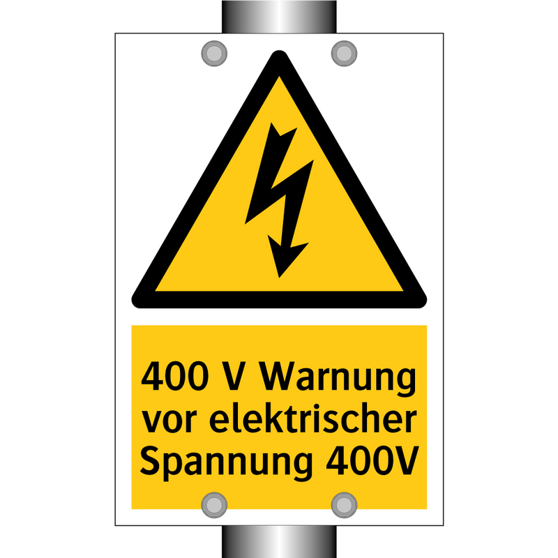 400 V Warnung vor elektrischer Spannung 400V