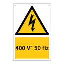 400 V~ 50 Hz