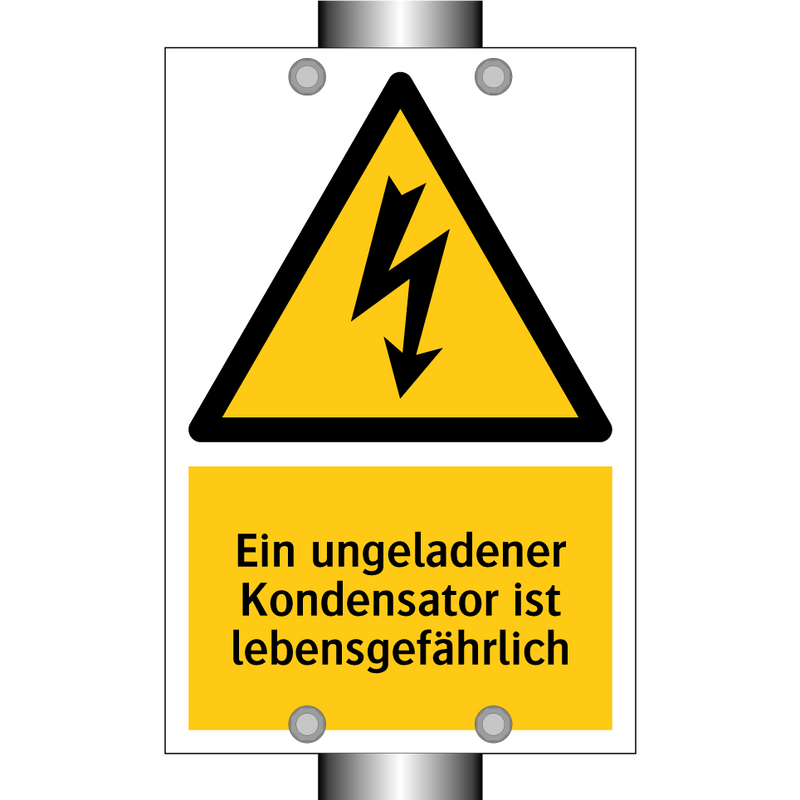 Ein ungeladener Kondensator ist lebensgefährlich