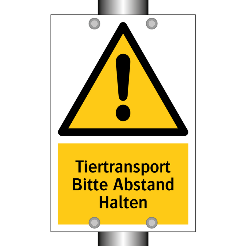 Tiertransport Bitte Abstand Halten
