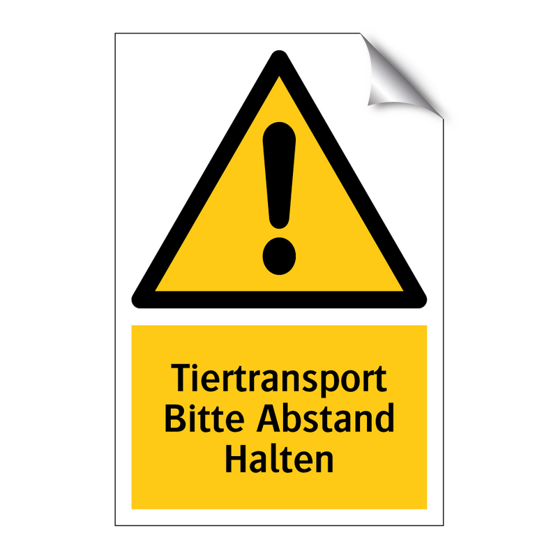 Tiertransport Bitte Abstand Halten