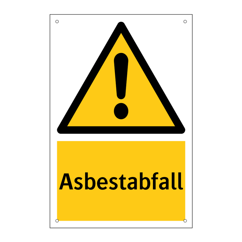 Asbestabfall