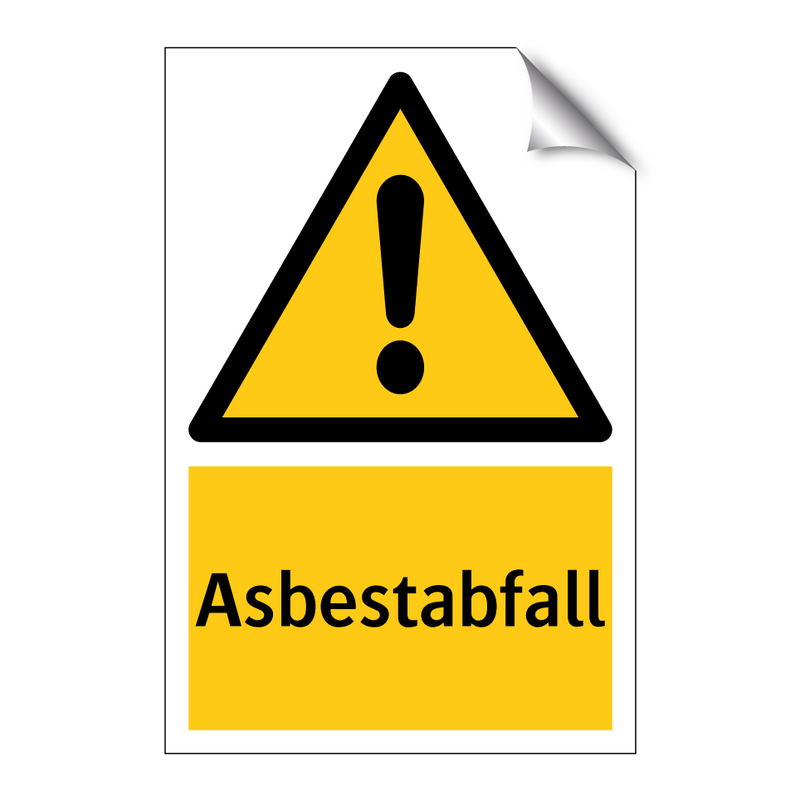 Asbestabfall