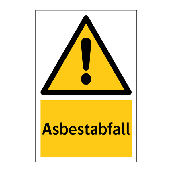 Asbestabfall