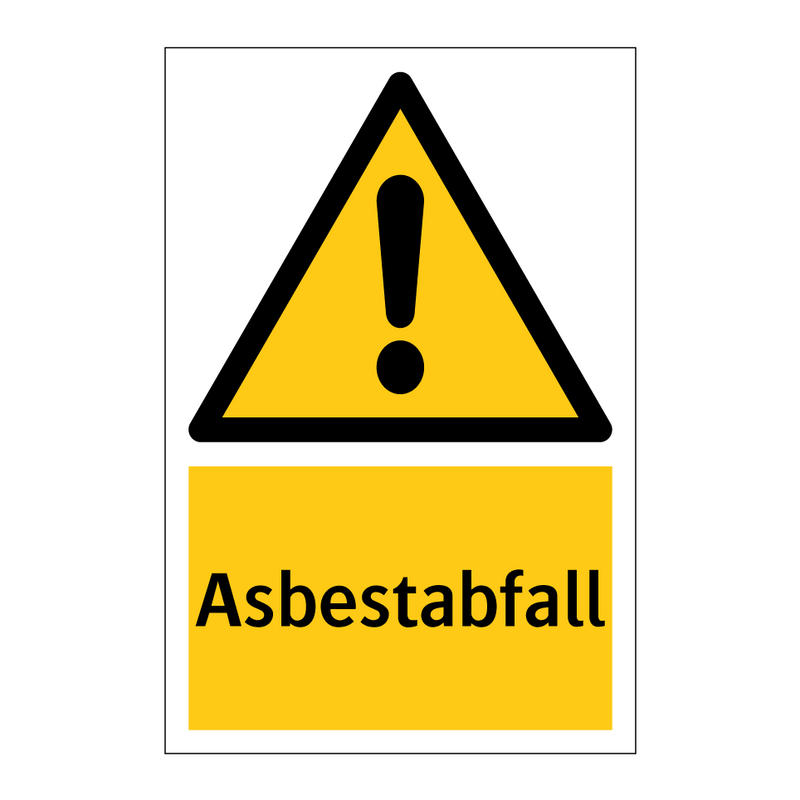 Asbestabfall