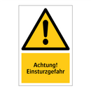 Achtung! Einsturzgefahr