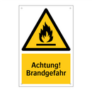 Achtung! Brandgefahr