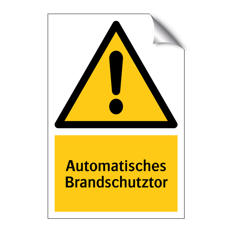 Automatisches Brandschutztor