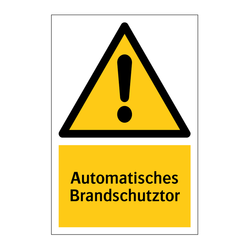 Automatisches Brandschutztor