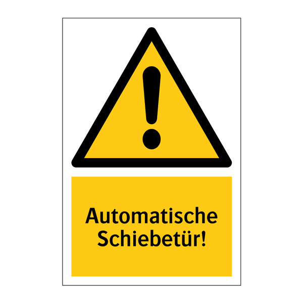 Automatische Schiebetür!