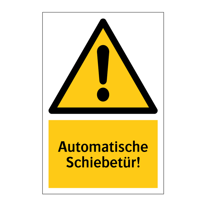 Automatische Schiebetür!