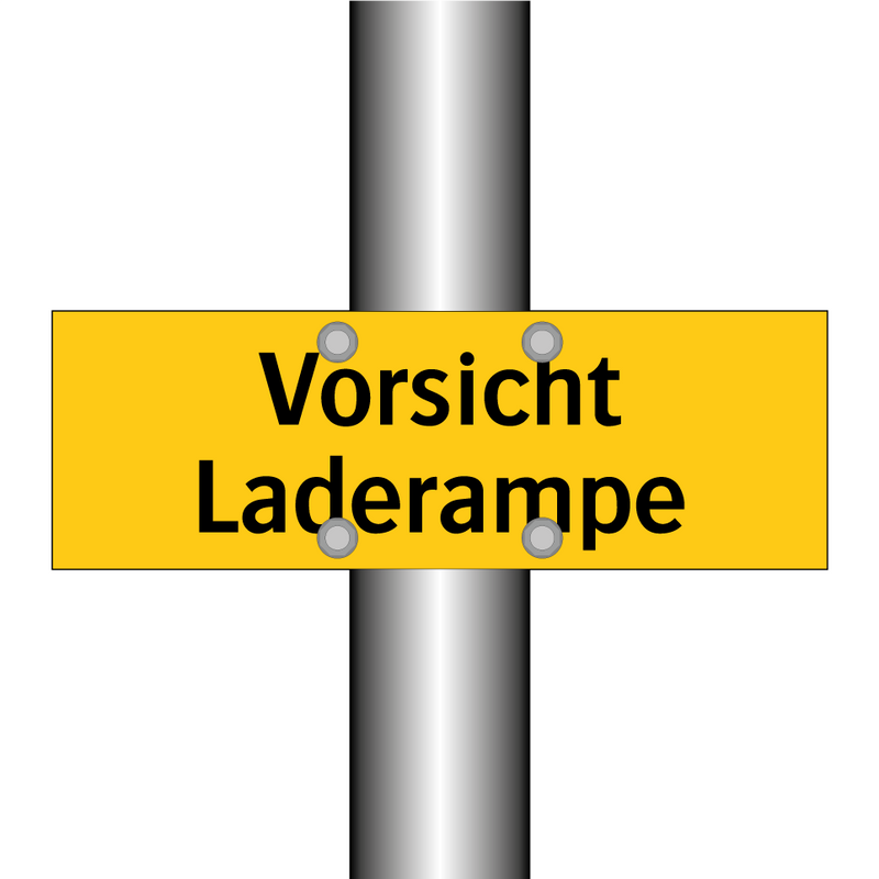 Vorsicht Laderampe