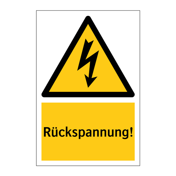 Rückspannung!