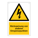 Rückspeisung von anderen Einspeisepunkten