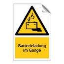 Batterieladung im Gange