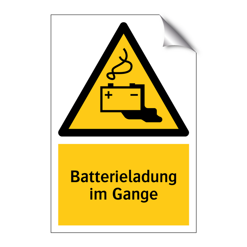Batterieladung im Gange