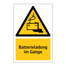 Batterieladung im Gange