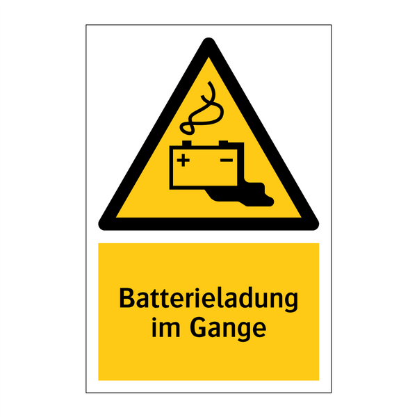 Batterieladung im Gange