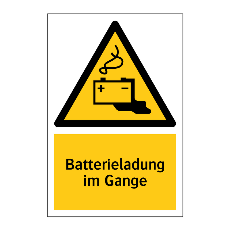 Batterieladung im Gange