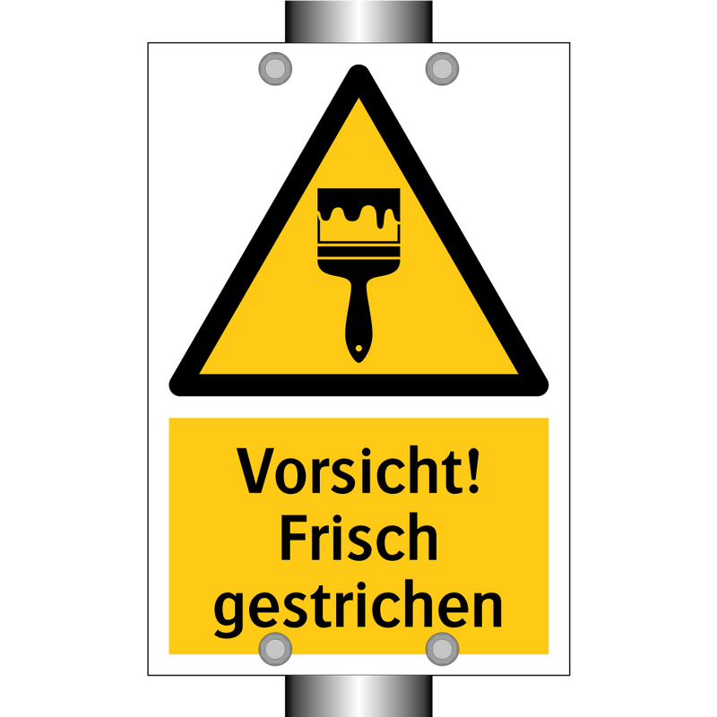 Vorsicht! Frisch gestrichen