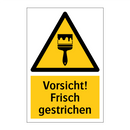 Vorsicht! Frisch gestrichen