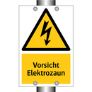 Vorsicht Elektrozaun