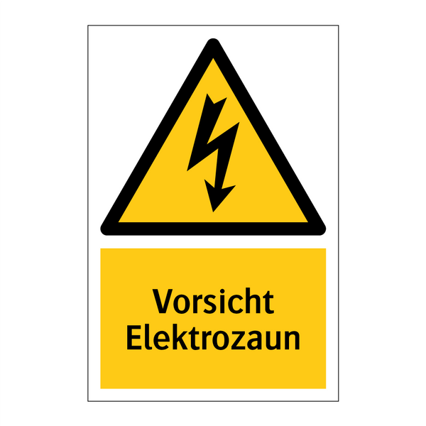 Vorsicht Elektrozaun