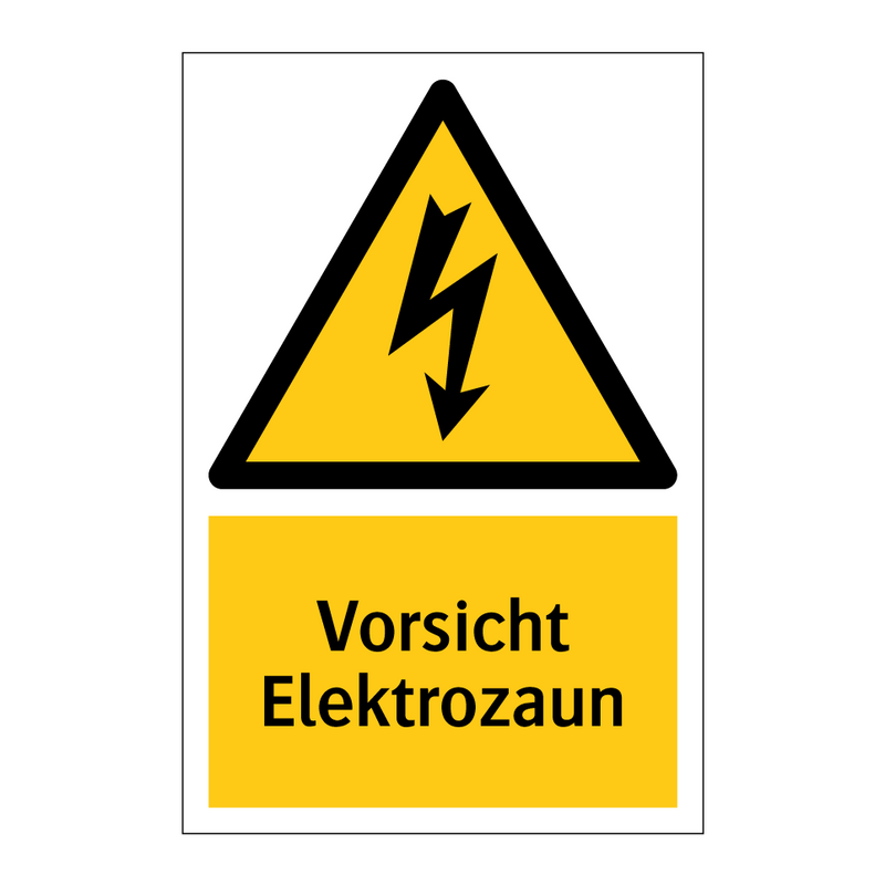 Vorsicht Elektrozaun