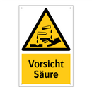 Vorsicht Säure