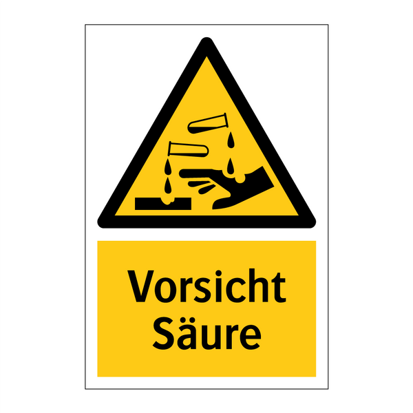 Vorsicht Säure