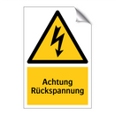 Achtung Rückspannung