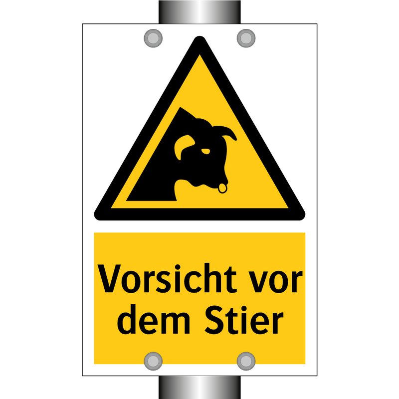 Vorsicht vor dem Stier