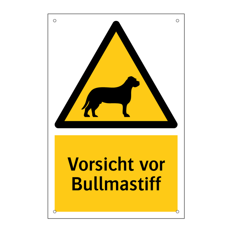 Vorsicht vor Bullmastiff