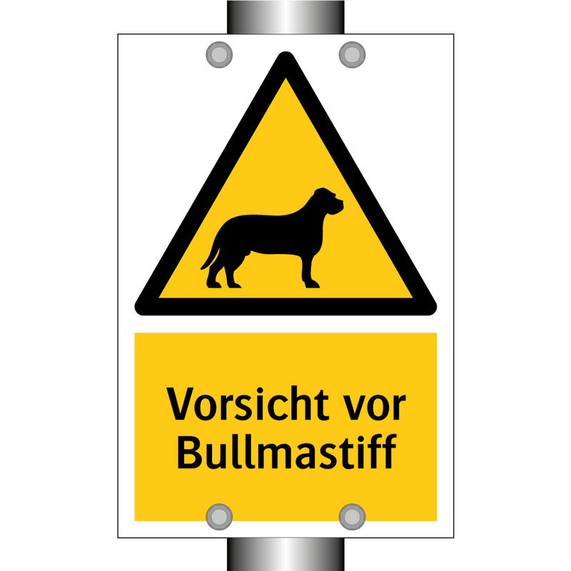 Vorsicht vor Bullmastiff