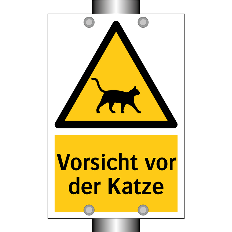 Vorsicht vor der Katze