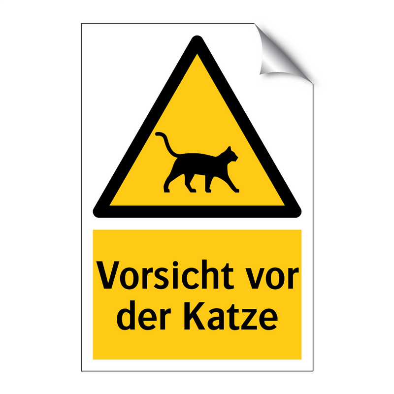 Vorsicht vor der Katze
